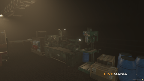 FIVEM Blackmarket | Hidden Criminal Enterprise MLO | Interior & Exterior | Workshop & Storage | Add-On | Optimized | Fivem Ready | High Quality — image 10