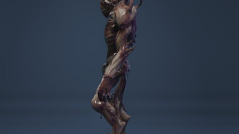 Spine | FiveM Male Ped | Horror Creature | Multiple Outfits | Optimized & Fivem Ready [Add-On], image 8