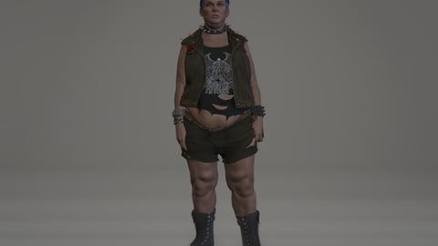 Fat | Female Ped | Multiple Outfits | Optimized & Fivem Ready [Add-On] — image 6