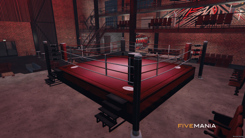 FIVEM Inferno Boxing Club | Multi-Level Boxing Club MLO | Interior & Exterior | Training Facilities | Bar & Lounge | Spectator Seating | Add-On | Optimized | Fivem Ready | High Quality — image 14