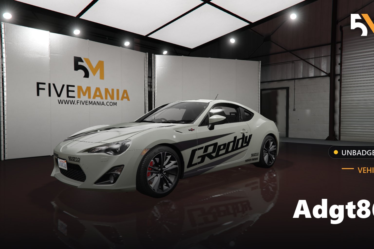 FIVEM Adgt86 | Realistic Sports Car [Unbadged] Add-On | Optimized | Fivem Ready | High Quality