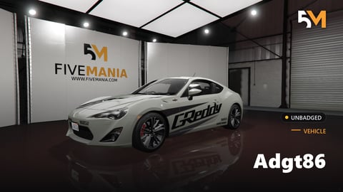 FIVEM Adgt86 | Realistic Sports Car [Unbadged] Add-On | Optimized | Fivem Ready | High Quality cover