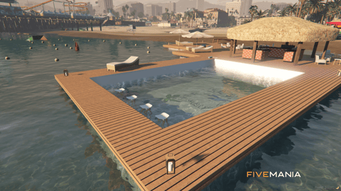 FIVEM Vespucci Beach Club | Luxury Beachfront MLO | Pools & Bars | DJ Booth | Seating Areas | Exterior Map | Add-On | Optimized | Fivem Ready | High Quality — image 21