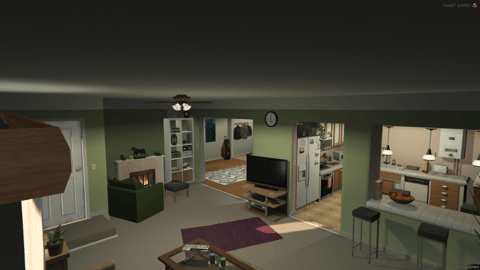 FIVEM Mirror Park Triple Houses | Residential MLO Pack | Interior & Exterior | Multiple Houses | Custom Interiors | Add-On | Optimized | Fivem Ready | High Quality — image 26
