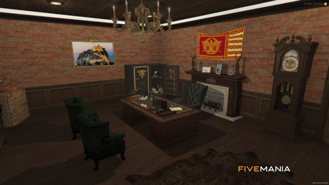 FIVEM The Italian Manor | Luxury Italian Estate MLO | Interior & Exterior | Bar & Office | Detailed Rooms | Add-On | Optimized | Fivem Ready | High Quality — image 18