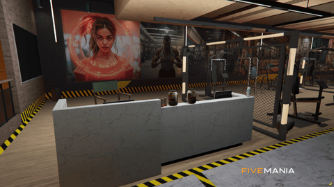 FIVEM Grove Street Lake | Multi-Purpose Waterfront MLO | Gym & Office | Outdoor Lounge | Amphitheater & Beach | Add-On | Optimized | Fivem Ready | High Quality — image 28