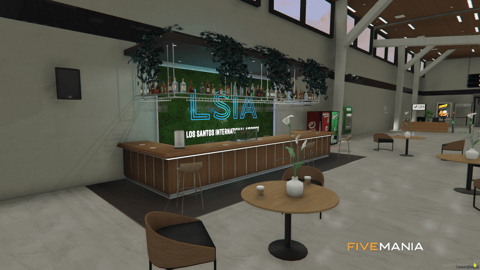 FIVEM Isia Airport | Custom International Airport MLO | Interior & Exterior | Shops & Lounges | Add-On | Optimized | Fivem Ready | High Quality — image 18
