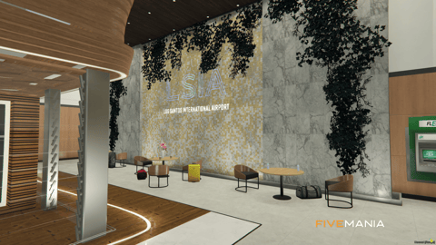 FIVEM Isia Airport | Custom International Airport MLO | Interior & Exterior | Shops & Lounges | Add-On | Optimized | Fivem Ready | High Quality — image 8