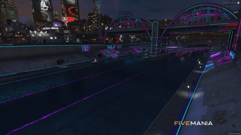 FIVEM River Wave | Neon River Map Edit | Custom Lighting | Add-On | Optimized | Fivem Ready | High Quality — image 8