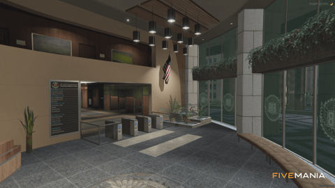 FIVEM Fib Bureau | Federal Investigation Bureau MLO | Interior & Exterior | Rooftop Access | Add-On | Optimized | Fivem Ready | High Quality — image 2