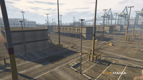 FIVEM Containers Docks | Expansive Dockyard MLO | Multiple Warehouses | Interior & Exterior | Add-On | Optimized | Fivem Ready | High Quality — image 9