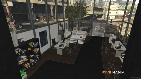 FIVEM Dynasty | Modern Office MLO | Interior & Exterior | Reception Area | Private Offices | Add-On | Optimized | Fivem Ready | High Quality — image 6