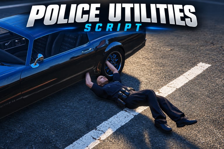 FIVEM Police Utilities Script, Vehicle GPS