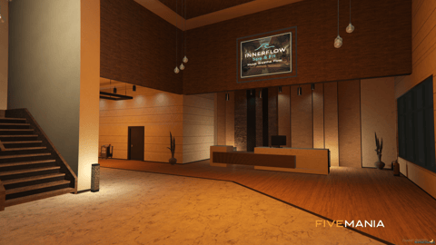 FIVEM Grove Street Lake | Multi-Purpose Waterfront MLO | Gym & Office | Outdoor Lounge | Amphitheater & Beach | Add-On | Optimized | Fivem Ready | High Quality — image 14