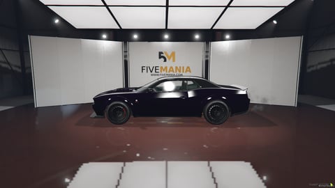 FIVEM Dodge Challenger | Realistic Muscle Car [Unbadged] Add-On | Interior & Exterior | Working Lights | High Performance | Optimized | Fivem Ready | High Quality, image 7