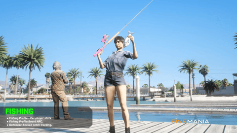 FIVEM Fishing Script | Realistic Minigame Add-On | Player Stats | NPC Leaderboard | 40+ Fish Species | Tournaments | Multiple Zones | Add-On | Optimized | Fivem Ready | High Quality, image 4