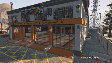 FIVEM Custom Truck Repairs | Heavy Duty Mechanic MLO | Interior & Exterior | Office & Workshop | Service Pits | Add-On | Optimized | Fivem Ready | High Quality — image 3