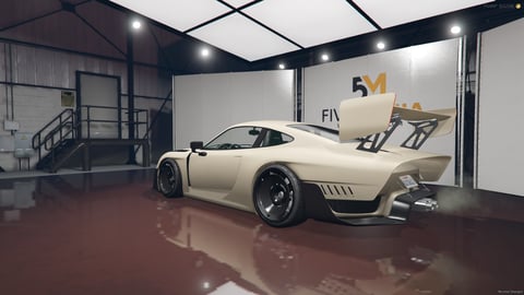 FIVEM Cs25 | Custom Race Car [Unbadged] Add-On | Interior & Exterior | Custom Body Kit | Working Lights | Optimized | Fivem Ready | High Quality, image 8