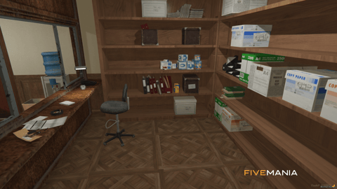 FIVEM Paleto Bay Fire Station | Detailed Fire Department MLO | Interior & Exterior | Garage Bays | Office & Common Areas | Add-On | Optimized | Fivem Ready | High Quality — image 8