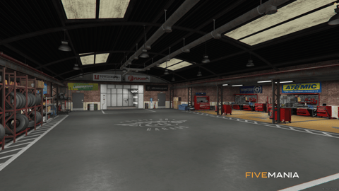 FIVEM Route 68 Garage | Custom Mechanic Shop MLO | Interior & Exterior | Add-On | Optimized | Fivem Ready | High Quality — image 6