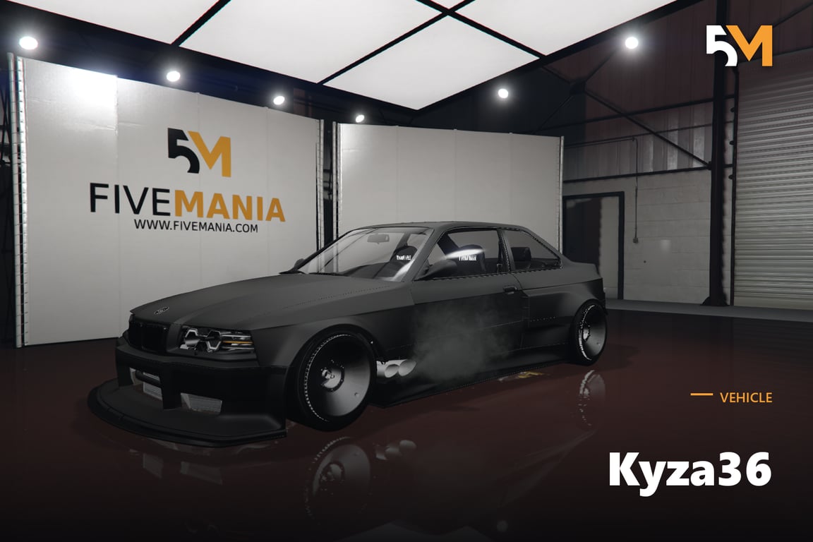 FIVEM Kyza36 | Realistic Sports Car [Badged] Add-On | Optimized | Fivem Ready | High Quality