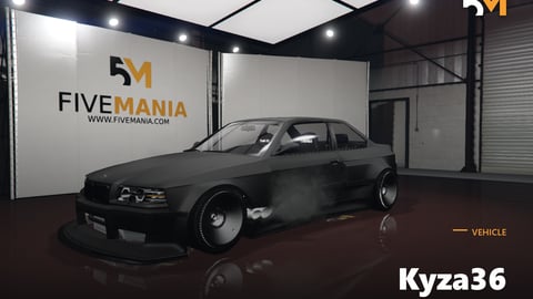 FIVEM Kyza36 | Realistic Sports Car [Badged] Add-On | Optimized | Fivem Ready | High Quality cover