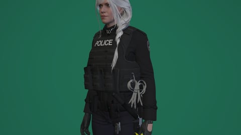 Ami | Female Ped | Multiple Outfits | Optimized & Fivem Ready [Add-On] — image 4