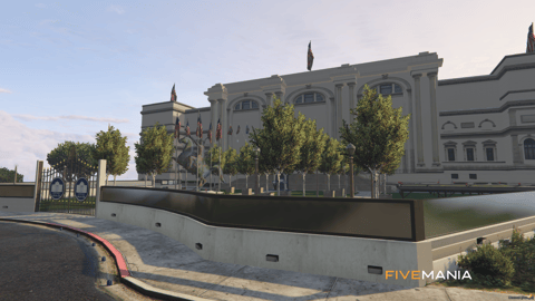 FIVEM Townhall V2 | Grand Government Building MLO | Interior & Exterior | Courtroom & Offices | Add-On | Optimized | Fivem Ready | High Quality — image 3