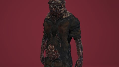 Mortimer | FiveM Male Ped | Mutated Zombie Character | Multiple Outfits | Optimized & Fivem Ready [Add-On] cover