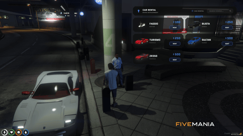 FIVEM Vehicle Rental | Advanced Car Rental System | Custom UI | Multiple Vehicle Options | Easy Management | Add-On | Optimized | Fivem Ready | High Quality, image 4