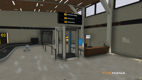 FIVEM Isia Airport | Custom International Airport MLO | Interior & Exterior | Shops & Lounges | Add-On | Optimized | Fivem Ready | High Quality — image 22
