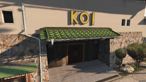 FIVEM Koi Restaurant | Authentic Japanese Dining MLO | Interior & Exterior | Detailed Decor | Custom Props | Add-On | Optimized | Fivem Ready | High Quality — image 5