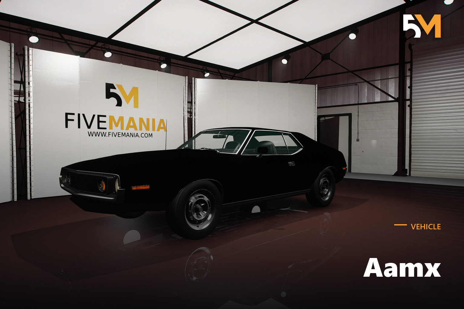 FIVEM Aamx | Classic Muscle Car [Unbadged] Add-On | Interior & Exterior | Working Lights | Add-On | Optimized | Fivem Ready | High Quality