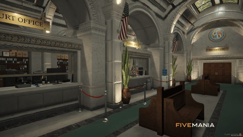 FIVEM City Hall Downtown | Grand Government MLO | Interior & Exterior | Add-On | Optimized | Fivem Ready | High Quality — image 34