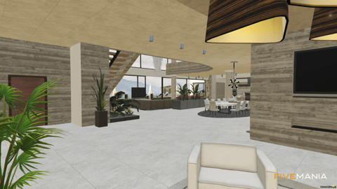 FIVEM Desert Mansion | Luxury Modern Estate | Interior & Exterior | Rooftop Patio | Outdoor Bar | Add-On | Optimized | Fivem Ready | High Quality — image 15