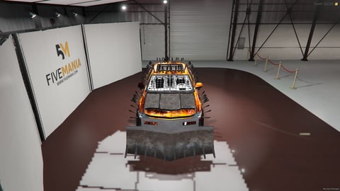 FIVEM Panther | Armored SUV [Unbadged] Add-On | Custom Plow | Spikes & Armor | Unique Livery | Add-On | Optimized | Fivem Ready | High Quality, image 5