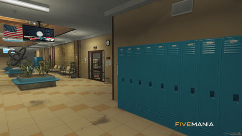 FIVEM Sandy University | Immersive University MLO | Interior & Exterior | Classrooms | Lockers | Lobby | Add-On | Optimized | Fivem Ready | High Quality — image 18
