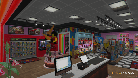 FIVEM Toyland | Multi-Level Toy Store & Entertainment MLO | Interior & Exterior | Arcade Games | Office Space | Add-On | Optimized | Fivem Ready | High Quality — image 4