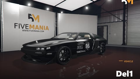 FIVEM Del1 | Custom Sports Car [Unbadged] Add-On | Custom Liveries | Tuning Parts | Optimized | Fivem Ready | High Quality cover