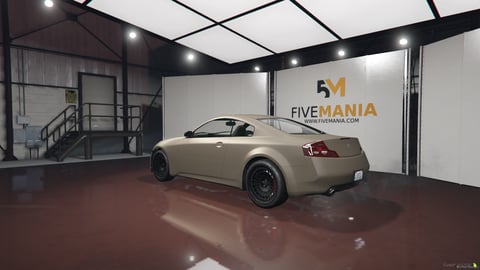 FIVEM Infiniti G35 Coupe (V35) | Realistic Sports Car [Unbadged] Add-On | Custom Wheels | High Quality Interior | Optimized | Fivem Ready | High Quality, image 8