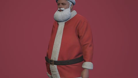 Chr25 Santa | Male Ped | Multiple Outfits | Optimized & Fivem Ready [Add-On] — image 3
