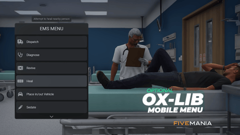 FIVEM Ambulance Job | Advanced EMS Script | Context Menu | Stretcher Prop | Death Animations | Revive & Heal | Add-On | Optimized | Fivem Ready | High Quality, image 16