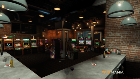 FIVEM Arcade | Vibrant Retro Gaming MLO | Working Arcade Machines | Add-On | Optimized | Fivem Ready | High Quality — image 7