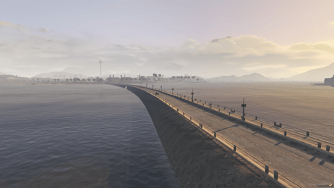FIVEM Sandy Bridge | Alamo Sea Bridge Map Expansion | Custom Signage & New Route | Add-On | Optimized | Fivem Ready | High Quality — image 3