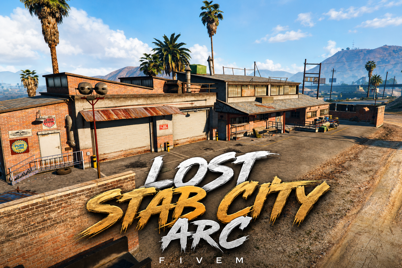 FIVEM Lost Stab City Arc | Expanded Settlement MLO | Interior & Exterior | Custom Buildings | Add-On | Optimized | Fivem Ready | High Quality