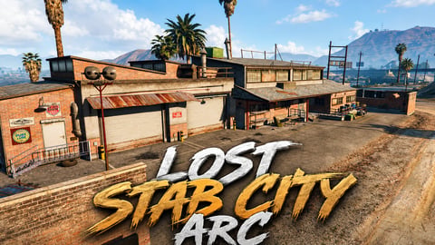 FIVEM Lost Stab City Arc | Expanded Settlement MLO | Interior & Exterior | Custom Buildings | Add-On | Optimized | Fivem Ready | High Quality cover