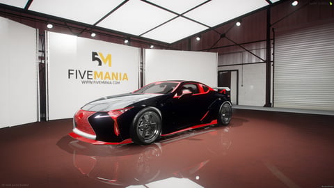 FIVEM Lexus LC 500 | Realistic Sports Car [Badged] Add-On | Custom Rims | Interior & Exterior | Optimized | Fivem Ready | High Quality — image 3