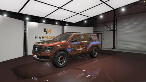 FIVEM Emsstalker | Post-Apocalyptic EMS SUV [Unbadged] Add-On | Custom Textures | Liveries | Optimized | Fivem Ready | High Quality, image 3