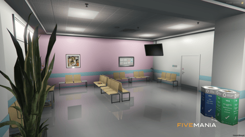 FIVEM Medic Center | Comprehensive Medical Facility MLO | Interior & Exterior | Reception & Patient Rooms | Helipad | Add-On | Optimized | Fivem Ready | High Quality — image 8