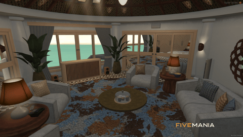 FIVEM Bungalow Village | Tropical Island Village MLO | Multiple Bungalows | Private Pools | Interior & Exterior | Add-On | Optimized | Fivem Ready | High Quality — image 23